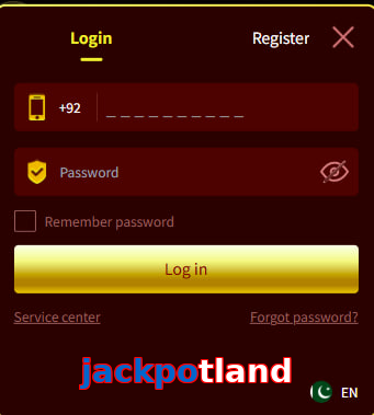Jackpotland login preview